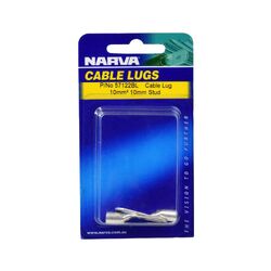 Narva 10mm2 10mm Stud Flared Entry Cable Lug (Blister Pack Of 2)