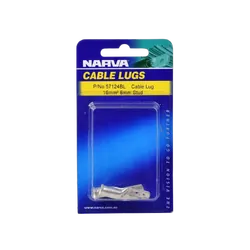 Narva 16mm2 6mm Stud Flared Entry Cable Lug (Blister Pack Of 2)