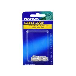 Narva 16mm2 8mm Stud Flared Entry Cable Lug (Blister Pack Of 2)