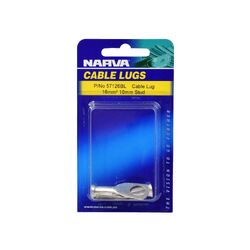 Narva 16mm2 10mm Stud Flared Entry Cable Lug (Blister Pack Of 2)