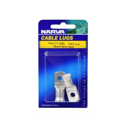Narva 35mm2 6mm Stud Flared Entry Cable Lug (Blister Pack Of 2)