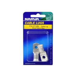 Narva 35mm2 6mm Stud Flared Entry Cable Lug (Blister Pack Of 2)