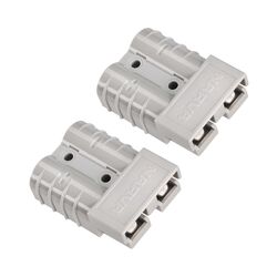 Narva Heavy-Duty 50 Amp Connector Housing Grey With Copper Terminals (Twin Pack)
