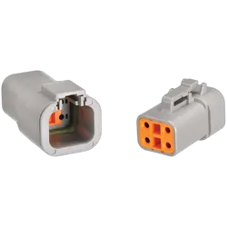 Narva 4 Way DTP Deutsch Connector Kit (Blister Pair - Male/Female)
