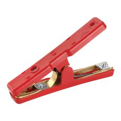 Narva Solid Brass Black Battery Clamp - 400A Red