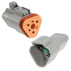 Narva 3 Way Dt Deutsch Connector Kit (Blister Pair - Male/Female) (Box Of 10)