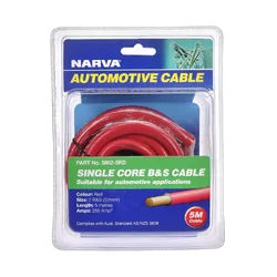 Narva 255A Red 2 B&S Cable (5M)