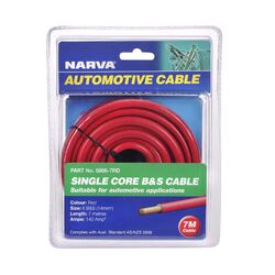 Narva 140A Red 6 B&S Cable (7M)