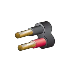 Narva 100A 8 B&S Twin Core Sheath Battery Cable (100M) Red/Black (Black Sheath)