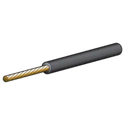 Narva 5A 2.5mm Black Single Core Cable (30M)