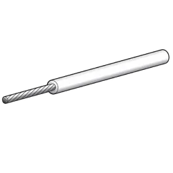 Narva 4A White 2mm Marine Cable (30M)