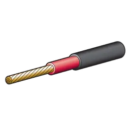Narva 10A 3mm Single Core Double Insulated Cable Red With Black Sheath (30M)