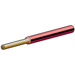 Narva 10A 3mm Red Single Core Cable With Black Tracer (30M)