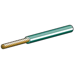 Narva 10A 3mm Green Single Core Cable With White Tracer (30M)