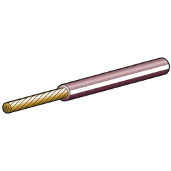 Narva 10A 3mm Brown Single Core Cable With White Tracer (30M)