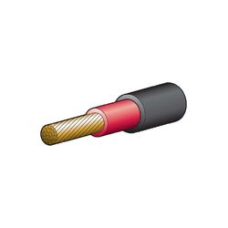 Narva 50A 6mm Single Core Double Insulated Cable Red With Black Sheath (100M)