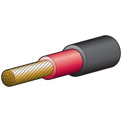 Narva 50A 6mm Single Core Double Insulated Cable Red With Black Sheath (30M)