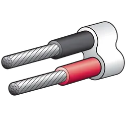 Narva 50A 6mm Multicore Battery Cable (30M) Red/Black White Sheath