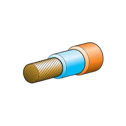 Narva 400A 70mm Double Insulated Welding Cable (100M) Orange (Nitrile) Sheath With Blue Inner