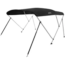 5 Oceans Marine 3 Bow Bimini 1.5m - 1.7m Black