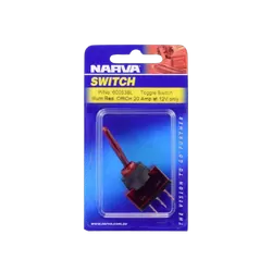 Narva Illuminated Off/On Toggle Switch (Red)