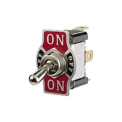 Narva On/Off/On Metal Toggle Switch With On/Off/On Tab - 100PK