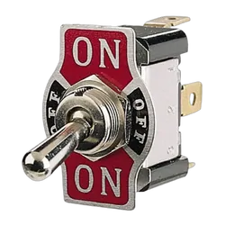 Narva On/Off/On Metal Toggle Switch With On/Off/On Tab