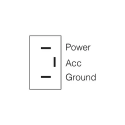 Narva Off/On Heavy-Duty Toggle Switch With Blue LED