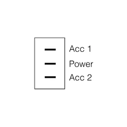 Narva On/Off/On Rocker Switch