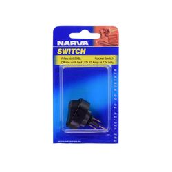 Narva Off/On Rocker Switch With Red LED