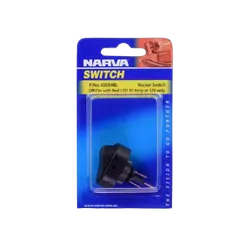 Narva Off/On Rocker Switch With Red LED