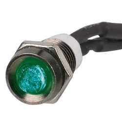 Narva 12V Sealed Pilot Lamp Clear Lens With Green LED (Blister Pack Of 1)