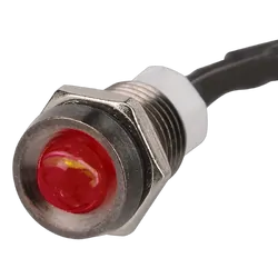 Narva 12V Sealed Pilot Lamp Clear Lens With Red LED (Blister Pack Of 1)