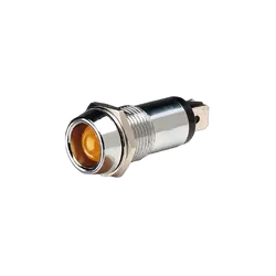 Narva 12 Volt Chrome Pilot Lamp With Amber LED