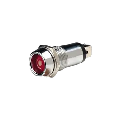 Narva 12 Volt Chrome Pilot Lamp With Red LED