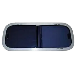 Aussie Traveller Sliding Window 450 x 762 Black WS18F