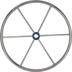 750mm Flat 25mm Bore Stainless Steel Wheel