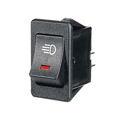 Narva Off/On Rocker Switch With Red LED & Driving Lamp Symbol