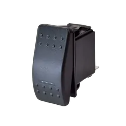 Narva Switch Rocker Off/Mom On Gn 12/24V LED