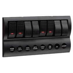 Narva 8-Way LED Switch Panel With Fuse Protection