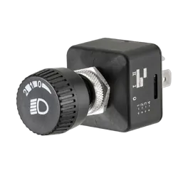 Narva Off/On/On Rotary Headlamp Switch