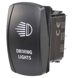 Narva 12/24V Off/On LED Illuminated Sealed Rocker Switch With "Driving Lights" Symbol (B