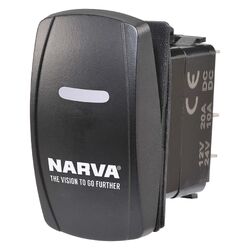 Narva 12/24V Off/On LED Illuminated Sealed Rocker Switch (Blue)