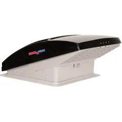 Maxxair Maxxfan Deluxe Smoke Rain Dome, T/Stat, Power Lift And Remote. 356 x 356mm. 00-07500Ki