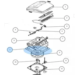 Maxxair Roof Flange 14" Opening. 10-20210K