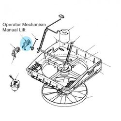 Maxx Air Operator Mechanism. 10A20281K-3CF