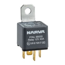 Narva 12V 40A Normally Open 4 Pin Relay (Blister Pack Of 1)
