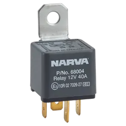 Narva 12V 40A Normally Open 4 Pin Relay With Resistor