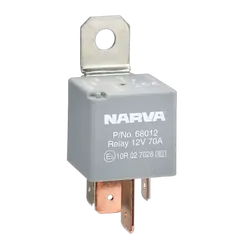 Narva 12V 70A Normally Open 4 Pin Relay With Resistor
