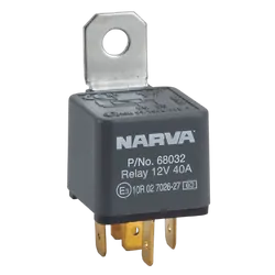 Narva 12V 40A Normally Open 5 Pin Relay With Diode (Blister Pack Of 1)